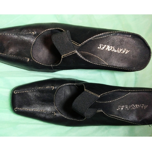 Vintage 2K Slide On Mule Heel Closed Toe - Picture 16 of 16